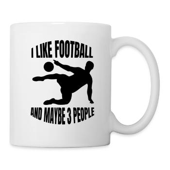 Équipe de football Football Design Joueur de football - Mug blanc - blanc - Droite