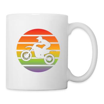 Motorcycle Motorcyclist Motorcross Motorcycle Fan - Mug - white - Right