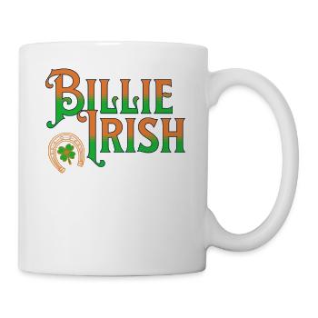 Billie Irish - St. Patricks Day - Paddy's Day - Tasse - Weiß - Rechts
