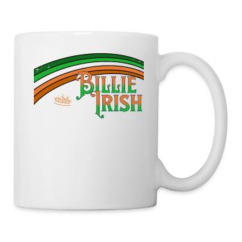 Billie Irish - St. Patricks Day - Paddy's Day - Tasse - Weiß - Rechts