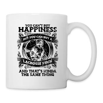 Vous ne pouvez pas acheter le bonheur, mais vous pouvez acheter un - Mug blanc - blanc - Droite