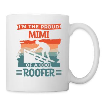 This Man Is An Awesome Mimi And A Roofer - Mug - white - Right