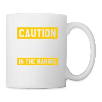 Caution Tiler In The Making Tile Tiling Tilers - Mug - white - Right