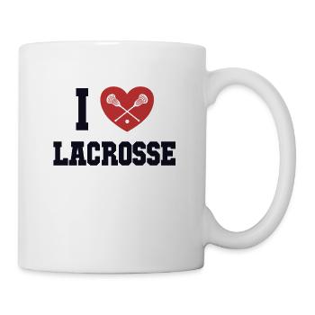 I love Lacrosse Lax Player Polocrosse - Mug - white - Right