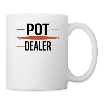 Poterie Argile Poterie Cours Poterie Poterie - Mug blanc - blanc - Droite
