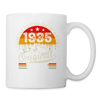 Idée cadeau d’anniversaire vintage originale 1935 - Mug blanc - blanc - Droite