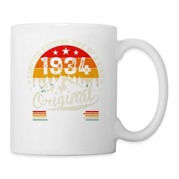 Eine Legende Edler Jahrgang 1934 - Tasse - Weiß - Rechts
