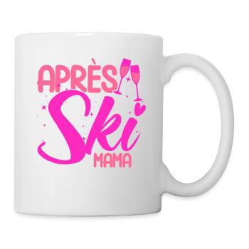 Apres Ski Après Ski Mama Geschenk - Tasse - Weiß - Rechts