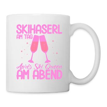 Apres Ski Skihaserl Am Tag Après Ski Queen Geschen - Tasse - Weiß - Rechts