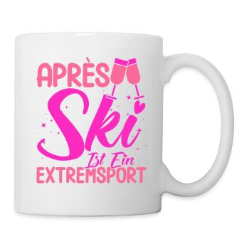 Apres Ski Après Ski Ist Ein Extremsport Geschenk - Tasse - Weiß - Rechts