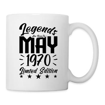Naissance En mai 1970 Cadeau d'anniversaire 1970. - Mug blanc - blanc - Droite