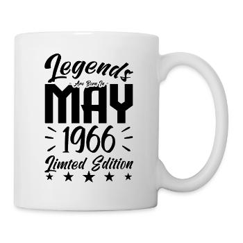 Naissance En mai 1966 Cadeau d'anniversaire 1966. - Mug blanc - blanc - Droite