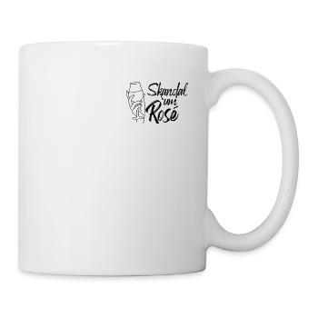 Skandal Um Rosé Rosewein Roseschorle - Tasse - Weiß - Rechts