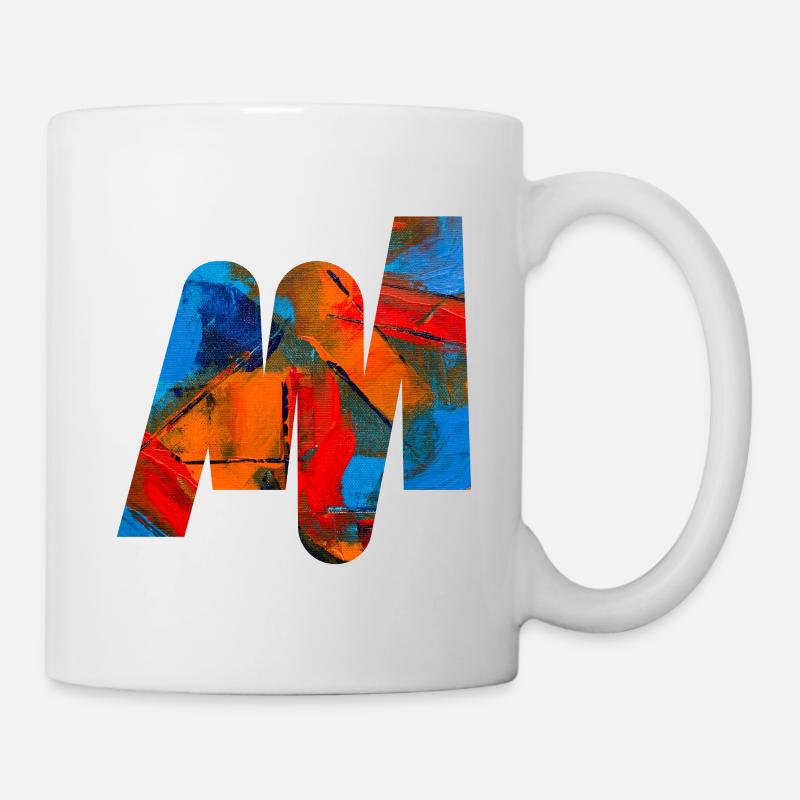 Abstract Paint - Mug - white