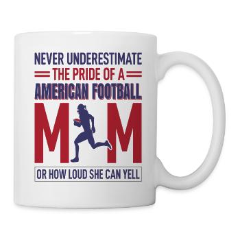 FoundLux New Design, PRIDE OF A AMERICAN FOOTBALL - Mug - white - Right