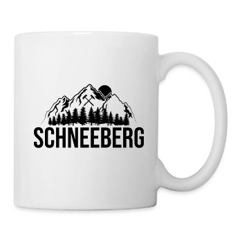 Schneeberg Erzgebirge - Tasse - Weiß - Rechts