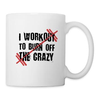 Gewichtheben Fitness Workout Fitnessstudio - Tasse - Weiß - Rechts