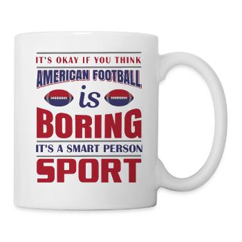 FoundLux New Design, IT'S OKAY IF YOU THINK AMERIC - Mug - white - Right