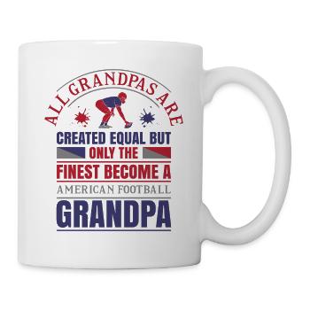 FoundLux New Design, ALL GRANDPAS ARE CREATED EQUA - Tasse - Weiß - Rechts