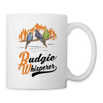 Budgerigar Whisperer Welli Perruche - Mug blanc - blanc - Droite