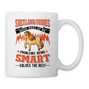 Shetland Pony Cadeau Shetty - Mug blanc - blanc - Droite