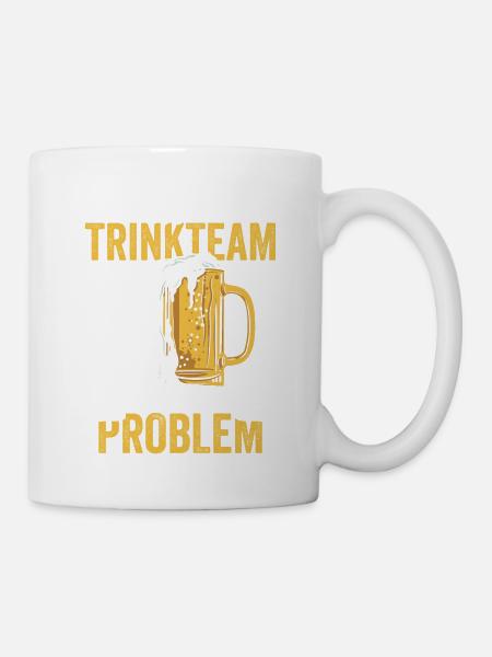 Volleyball Trinkteam - Tasse - Weiß