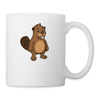Beaver Whisperer - Tasse - Weiß - Rechts