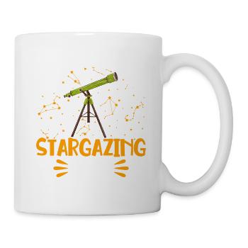 Stargazer Gift Kosmologie Stargazing - Tasse - Weiß - Rechts