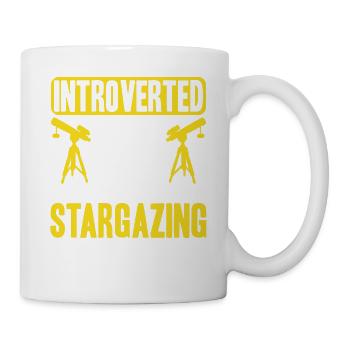 Stargazer Gift Kosmologie Stargazing - Tasse - Weiß - Rechts