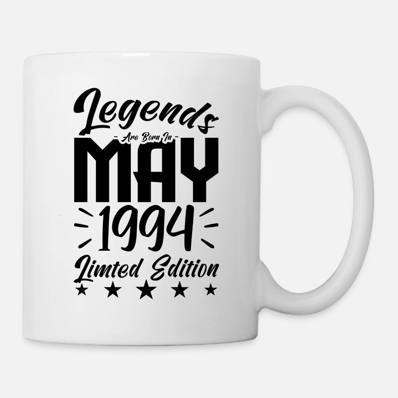 Geboren Mai 1994 Geburtstagsgeschenk 1994. - Tasse - Weiß