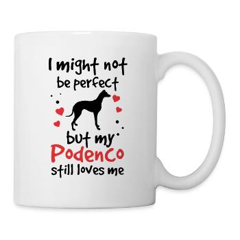 Podenco is not perfect Spanish Podenco - Mug - white - Right