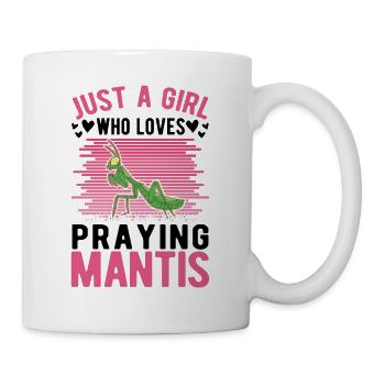 Praying mantis Girl Mantis Mantis - Mug - white - Right