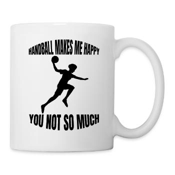 Joueur de handball Fan de handball Handball Équipe de handball - Mug blanc - blanc - Droite