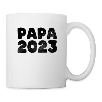Papa 2023 - Tasse - Weiß - Rechts