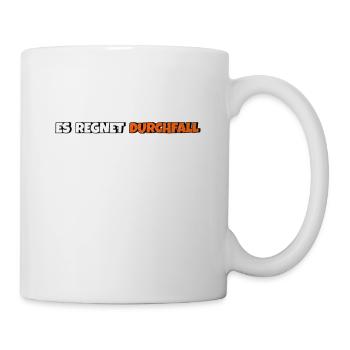 Es regnet Durchfall - Tasse - Weiß - Rechts