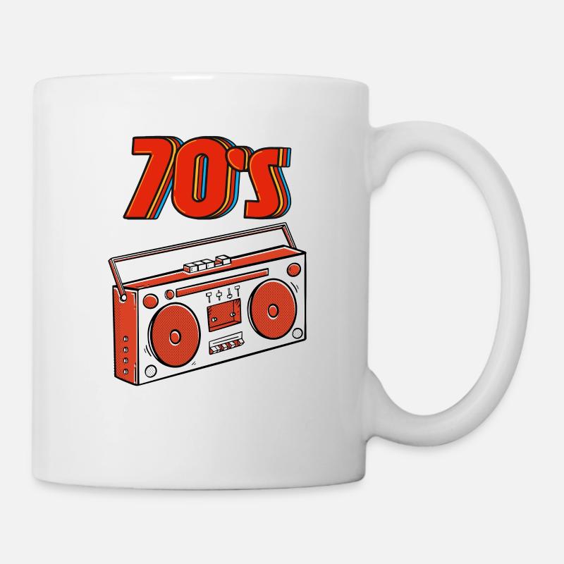 Années 70 Seventies - Mug blanc - blanc