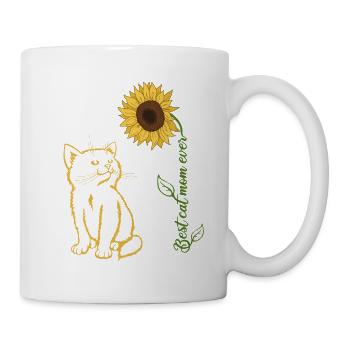 Best Cat Mom Ever - Mug - white - Right