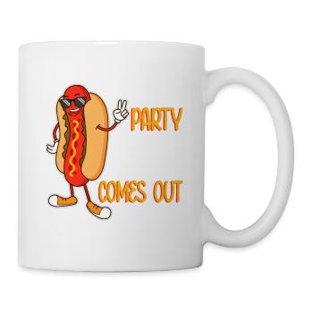 It's not a party until the weiner comes out Cool - Mug - white - Right