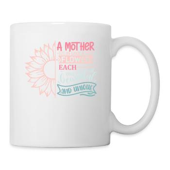 Schöne Nachricht für Mama zum Muttertag - Tasse - Weiß - Rechts