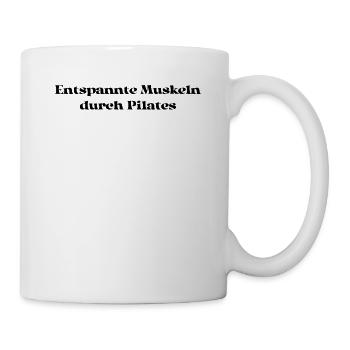 Pilates - Entspannte Muskeln durch Pilates - Tasse - Weiß - Rechts