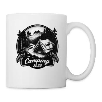 Camping tour 2023 - Patch design - Tasse - Weiß - Rechts