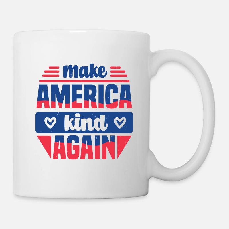 MAKE AMERICA KIND AGAIN - Mug - white
