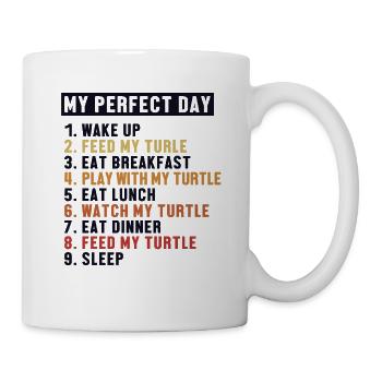 Turtle Perfect Day Aquatic Turtle Turtle - Mug - white - Right
