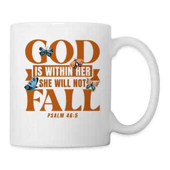 Bible Verse Inspirational Jesus God Gift - Mug - white - Right