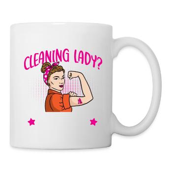 Besoin d’une femme de ménage - Mug blanc - blanc - Droite