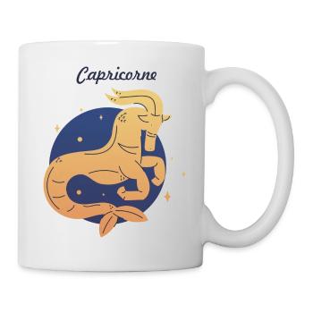 Capricorne - Mug blanc - blanc - Droite