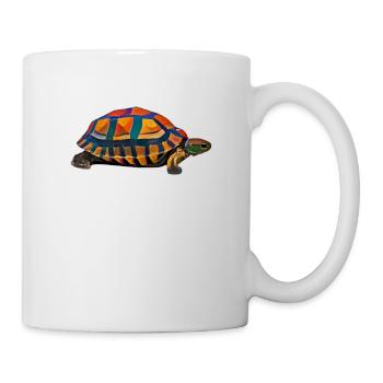 Colorful Wasserschildkröte Riesenschildkröte - Tasse - Weiß - Rechts