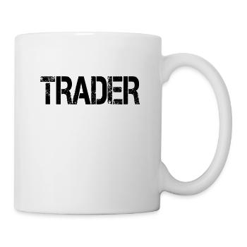 Trader Schriftzug - Tasse - Weiß - Rechts