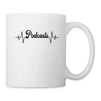 Podcast Herzschlag - Tasse - Weiß - Rechts