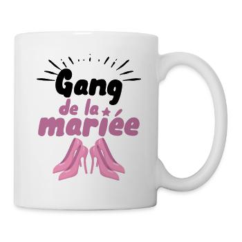 Gang de La Mariée EVJF Mariage Team Future Mariée - Mug blanc - blanc - Droite